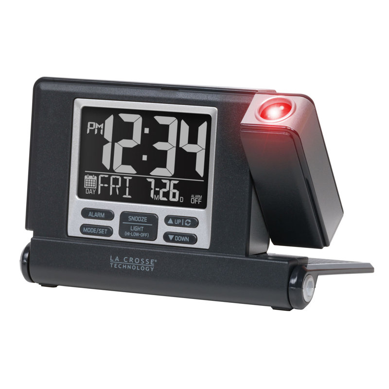Travel Digital Projection Fold-Up Alarm Clock