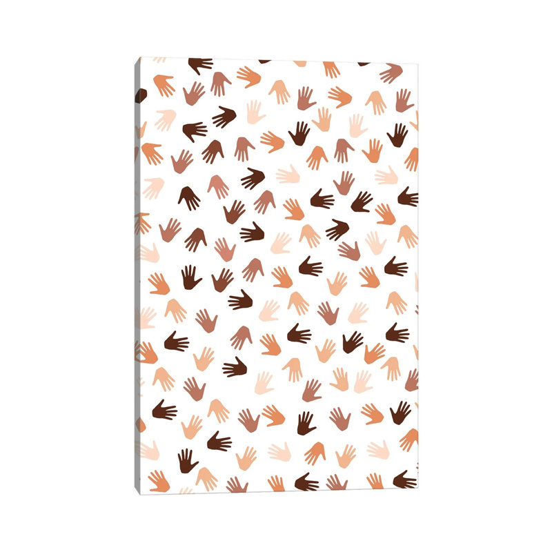 Hands - Wrapped Canvas Painting, 20.32 cm H x 30.48 cm W