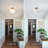1-light Oval Glass Semi Flush Mount