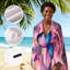 Serviette de plage légère en microfibre surdimensionnée papillon très grande taille TG