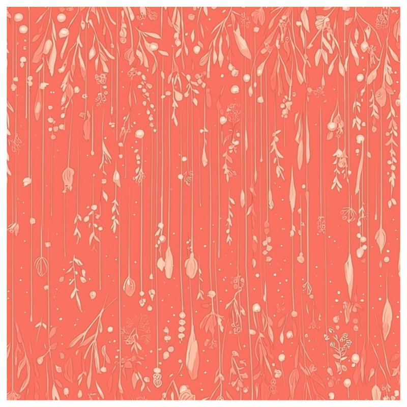 Tapisserie murale florale - Décoration murale nature, 50in H x60in W with 4 Grommets