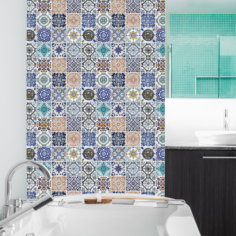 Mosaic Tile Patterns Wall Sticker