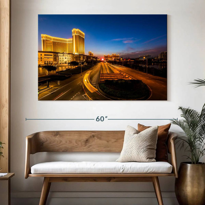 Macau, 34" H x 51" W