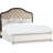 Leesburg King Upholstered Bed with Wood Rails-20723992-39592646