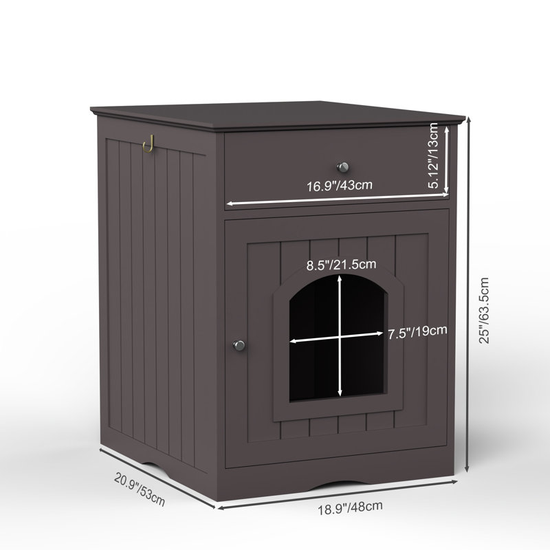 Daphny Heated Cat House, Gray