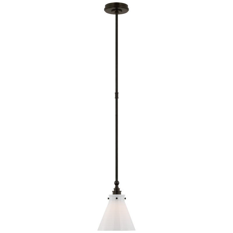 Parkington 1 - Light Pendant, Bronze, White