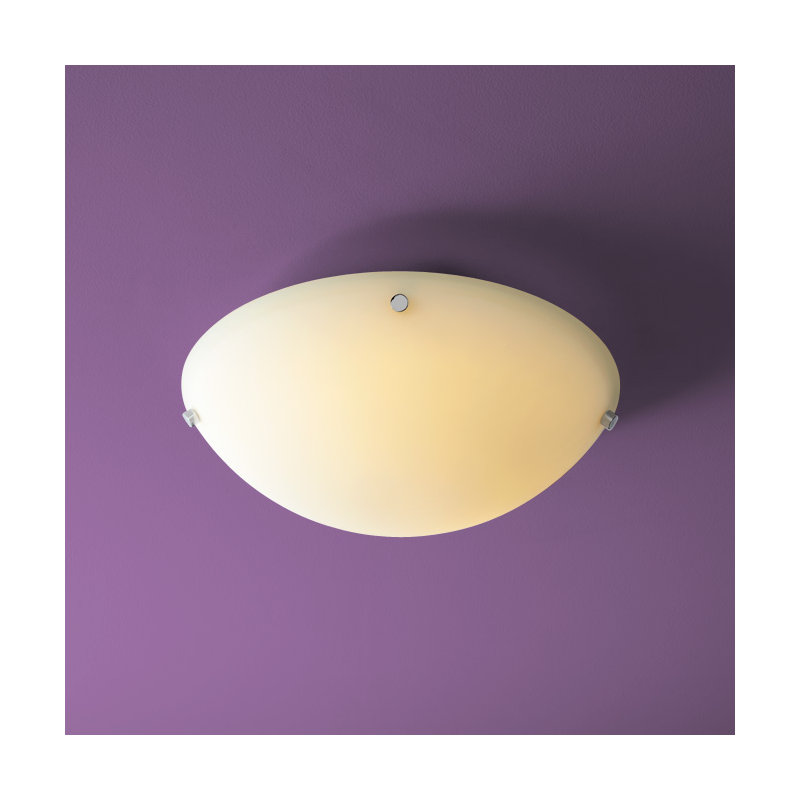 Plafonnier encastré 2 lumières Sunfire, Chrome poli