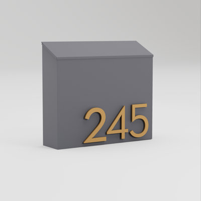 The Inbox Wall Mounted Steel Mailbox