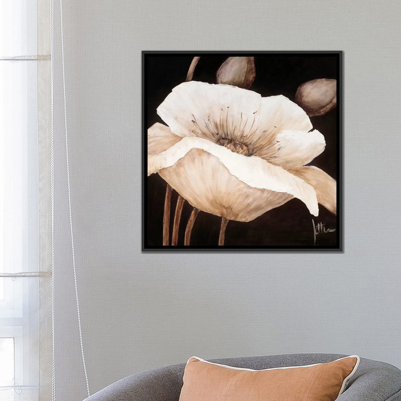 « incroyable pops ii », impression sur toile, H 18 po x l 18 po x P 1,5 po, Toile avec cadre noir, Pas de tapis