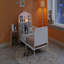 Lit plateforme simple en métal avec éclairage, pour chambre d'enfant-751545486