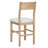 Farmhouse Counter Height 5-Piece Dining Table Set with 1 Rectangular Dining Table and 4 Dining Chairs for Small Places,Brown-329413572-329413571-329413570