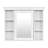 36" Single Bathroom Vanity with Ceramic Sink-404071968