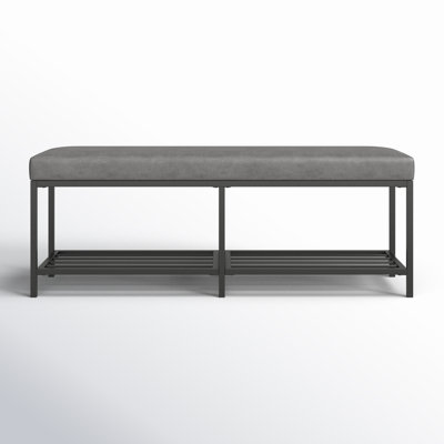 Dyer Faux Leather Upholstered Storage Bench