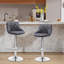 Swivel Upholstered Adjustable Height Counter Stool-61655924-134966912