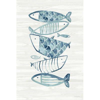Poisson bleu Driftwood II