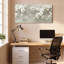 Ensemble de 1 tableau sur toile à motif floral de cerisier-356575186
