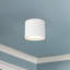 Uma 7-in Black dimmable LED Semi-Flush Mount-2097058986-2097058987