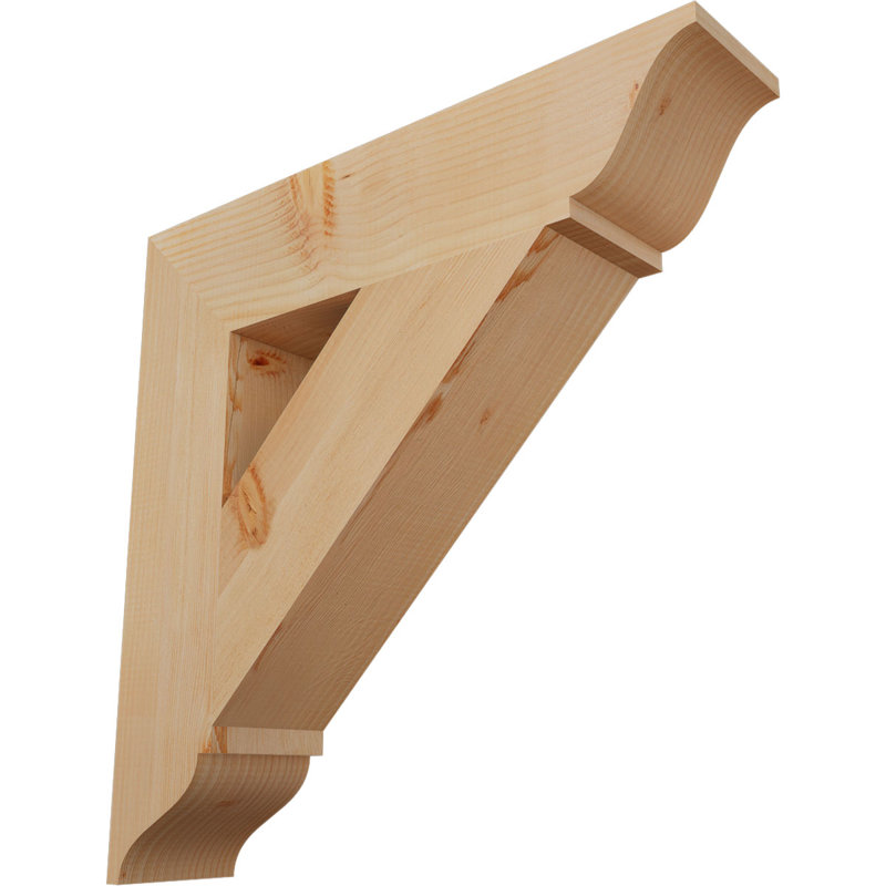 Support traditionnel, H 28 po x l 5,5 po x P 28 po, Douglas (lisse)
