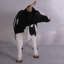 Petite statue de vache Holstein