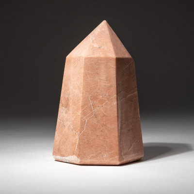 Polished Salmon Feldspar Point (2.2 lbs)