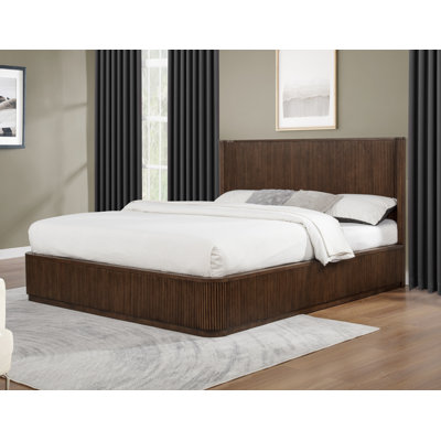Queensbury Solid Wood Fluted Bed