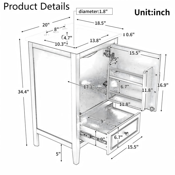 Dimensions du produit