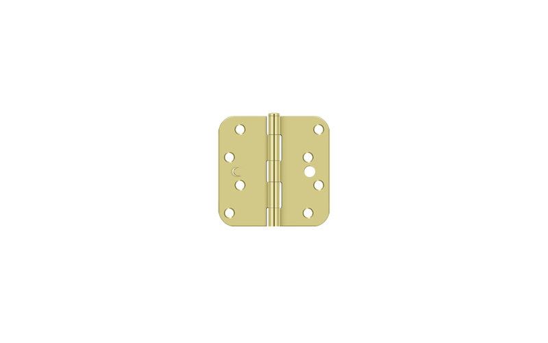 Steel Butt Bearing Hinge, Bright Brass