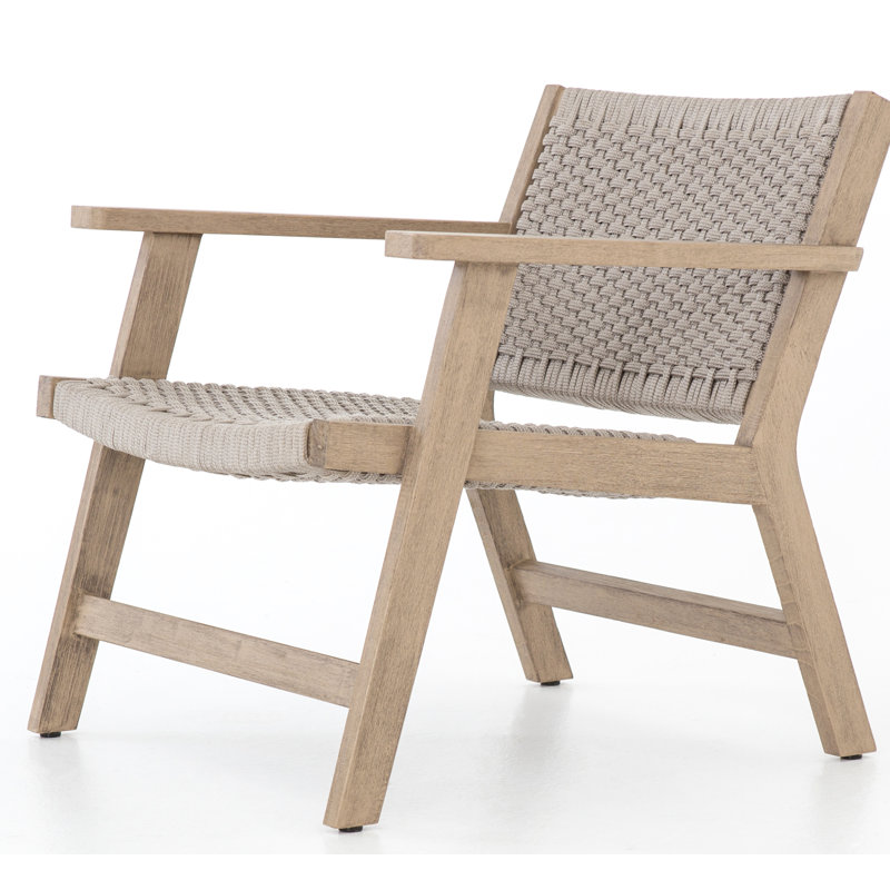 Outdoor Lounge Chair, Brown/Brown