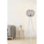 Lampe sur pied moderne scandinave, corps en panneau de fibres à densité moyenne blanc, 57,1 po x 14,2 po | 3 mm d'épaisseur, douille E27 de 40 W maximum, interrupteur marche / arrêt, certifié CE | Conception élégante avec longueur de câble de 79 po, parfaite pour l'éclairage du salon et de la chambre à coucher-1370316667-1370316666