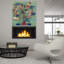 «Birds In A Tree» par Candra Boggs, art mural en verre acrylique-1569356877