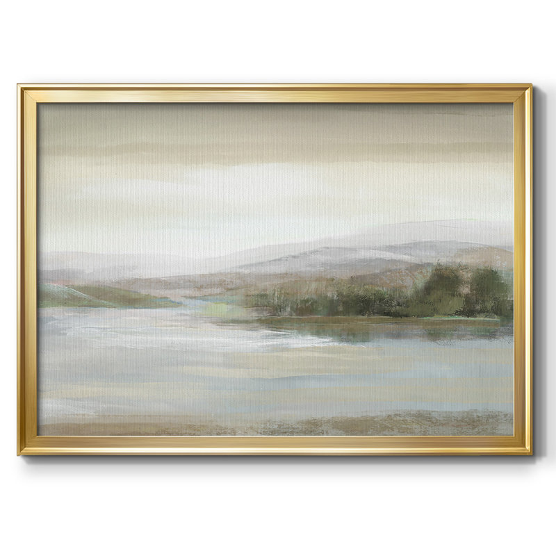 «The Cove», reproduction d'un seul cadre photo sur toile, Or, H 30 po x l 44 po x P 1,5 po