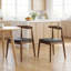 Ensemble de 2 chaises de salle à manger modernes avec dossier ergonomique et revêtement en similicuir de qualité supérieure