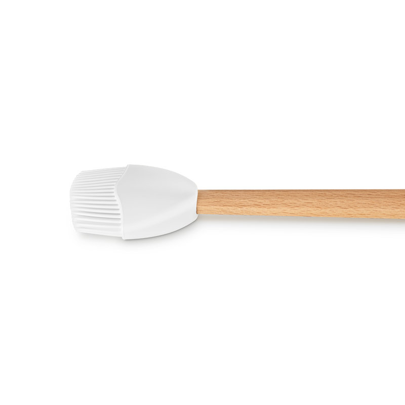 Le Creuset Signature Silicone Basting Brush, White, White