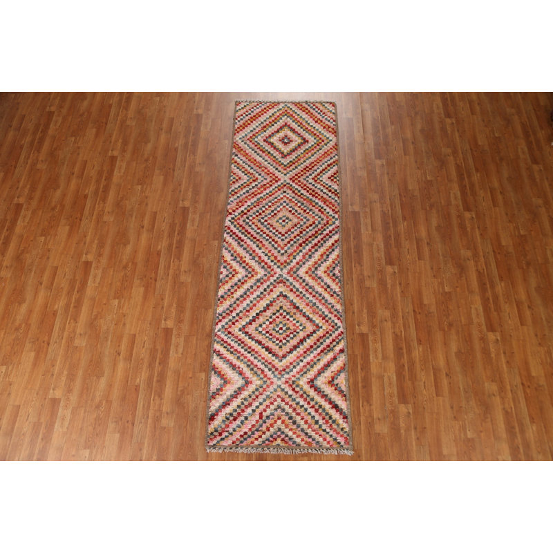 One-of-a-Kind Runner 3' X 9'8" New Age Runner Wool Area Rug in