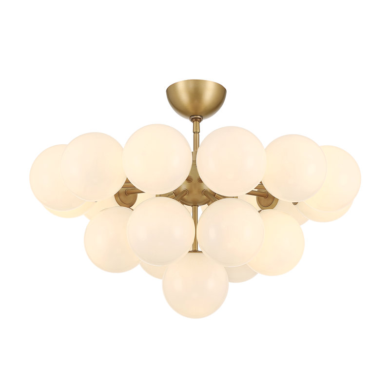 Lustre convertible 19 lumières Lunara