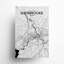 Sherbrooke, carte de la ville, impression-262771040-262771043