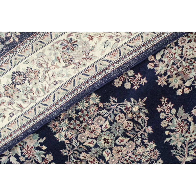 Hand-Knotted High-Quality Black Area Rug