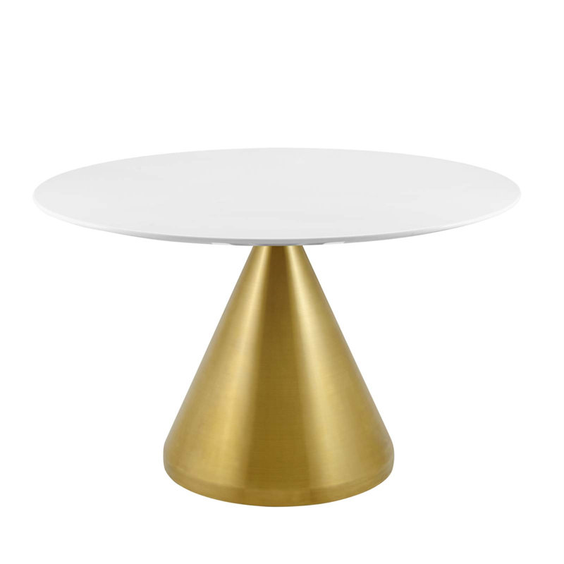 Tupelo Dining Table by Modway, White, 36" L x 36" W