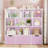49.1" W Bookcase, 4-tier Bookshelf, Storage Organizer With Drawers-1005530723