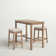 Arlyce 2 - Person Solid Wood Solid Wood Top Four Leg Dining Set