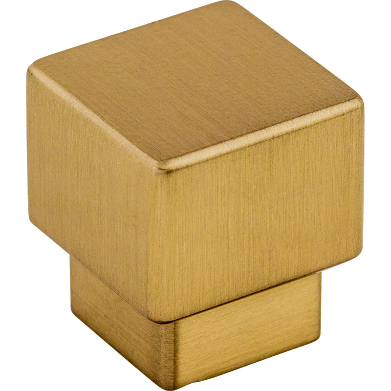 Sanctuary (R) Tapered 1" Length Square Knob, Honey Bronze