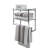 Tulane 2 Piece Metal Tiered Shelf with Towel Bar