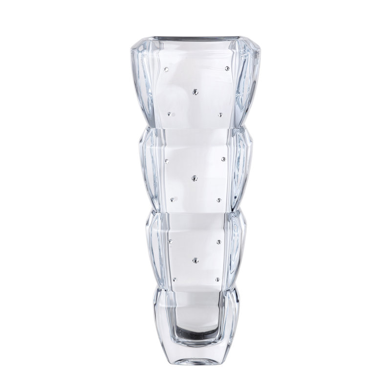 Vase de table en cristal 14 po Birkdale transparent