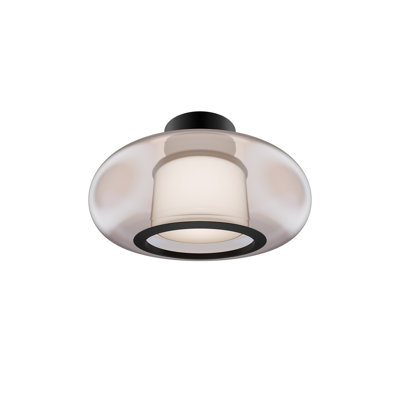 Doma Dimmable LED Semi-Flush Mount With Built in Colour Temperature Adjustability Switch From 2700K/3000K/3500K/4000K