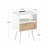 Okawville Rattan Nightstand with Drawer Bed Side Table Modern Nightstand Bedroom End Tables-1188404849