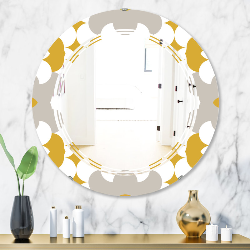 Miroir mural Quatrefoil, H 24 po x l 24 po