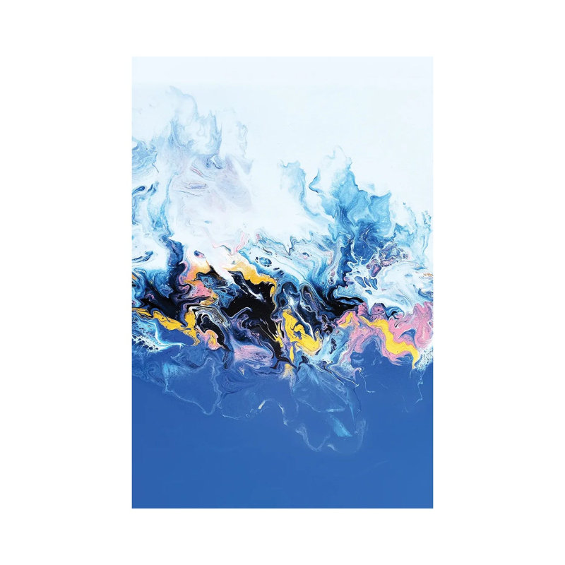 Periwinkle Rainbow 1 Piece Wall Art on Canvas, 30.48 cm H x 45.72 cm W, Wrapped Canvas