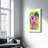 Elegant Tempered Glass Wall Art Painting, 13.8 x 21.7 inches | 100% Tempered Glass, Thickness: 0.16 inches | UV Printed for Vibrant Colors | Perfect for Home Decor, Living Room, & Office Spaces