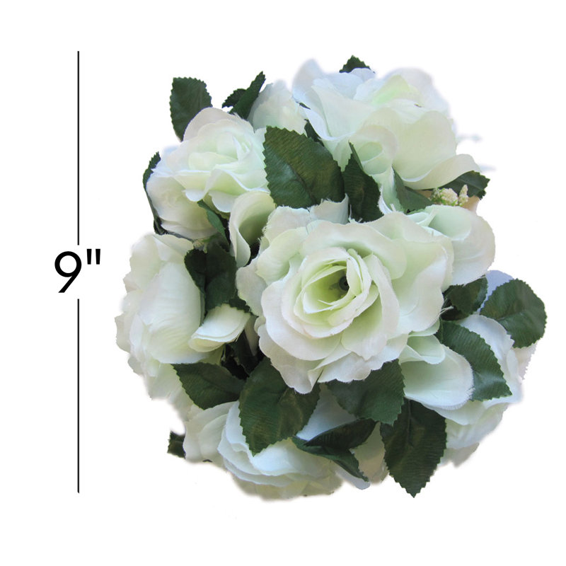 Arrangement floral fleur de roses, Ivoire
