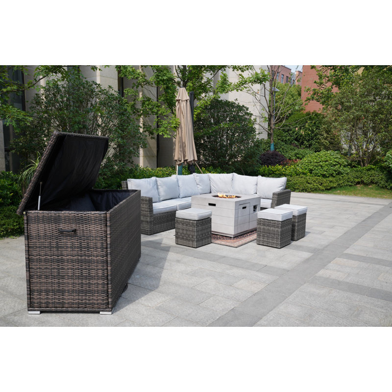 8 - Person Patio Conversation Set with Cushions